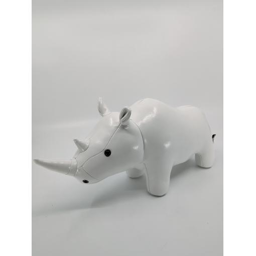 亮皮-犀牛-9寸-白色