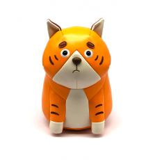 N23萌趣公仔-萌宠系列-大脸猫马克橘黄色