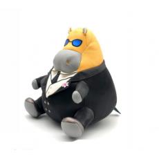 N23潮玩酷品-森林系列-河马先生黑色西装21cm（小）