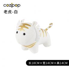 老虎摆件-白色-7寸