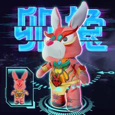 N23国潮文创-机甲十二生肖系列-卯兔-站姿30厘米
