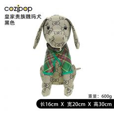 N23复古典藏-经典提花系列-皇家贵族魏玛犬黑色